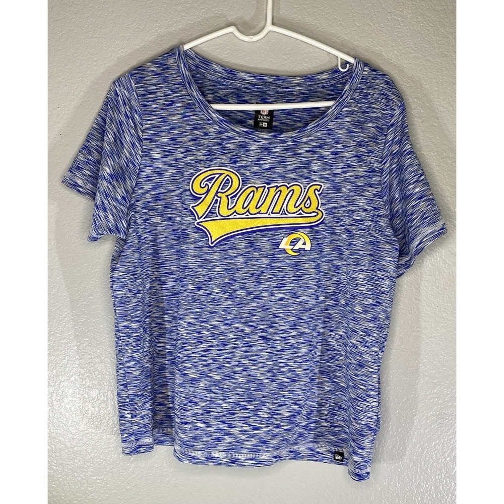 Los Angeles Rams Women's NFL Shirt Blue/White Size XL (fits like a L)